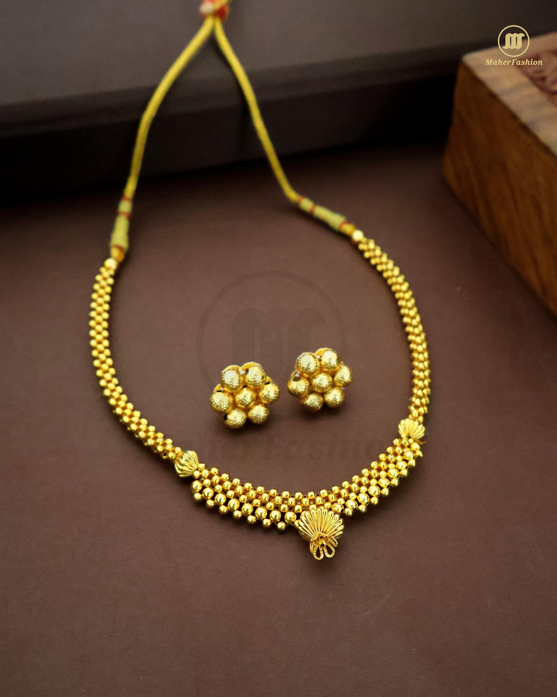 Gold-Plated-Thushi-Necklace